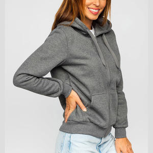 เสื้อฮู้ดผู้หญิง ผ้าฟลีซหนา 500 กรัม ทรงหลวม สีพื้น แบบยูนิเซ็กซ์ ไซส์ใหญ่ สไตล์เบสิก สำหรับฤดูใบไม้ร่วงและฤดูหนาว เสื้อสเวตเชิ้ตมีฮู้ดสำหรับผู้หญิง - Product Image 3