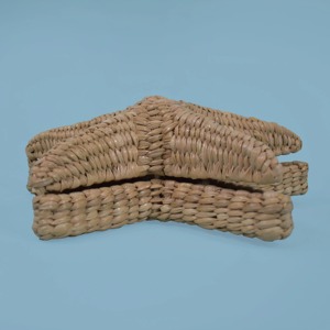 Cesta de Almacenamiento de Ratán Natural Ecológica en Forma de Estrella - Organizador de Limpieza Rústico Multiusos con Diseño Mini - Product Image 2