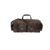 Sac de voyage d'affaires classique en cuir véritable, fabriqué à la main, de luxe, portable, grande capacité, prix de gros pour l'extérieur