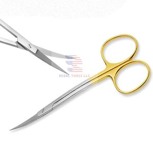 Venta caliente Tijeras de IRIS curvo Instrumentos quirúrgicos de acero inoxidable - Product Image 2