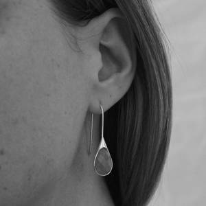 High Quality 925 <b>Sterling</b> <b>Silver</b> Drop and Dangle <b>Earrings</b> with <b>Silver</b> and Chrysoprase Gemstone for Parties and Gifts - Product Image 3