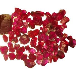Lô đá <span class=keywords><strong>Ruby</strong></span> thô đỏ chất lượng AAA, 100% tự nhiên, cấp mặt cắt, dùng làm đồ trang sức, trọng lượng từ 48.65 carat - Product Image 1