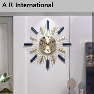 high Selling Large Abstract Modern Silent Quartz Metal Wall Decor <b>Clock</b> with <b>Radio</b> For Living Room - Product Image 6