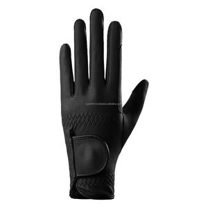 Gants d'équitation pour chevaux, en cuir/PU, pour l'hiver, à doigts entiers, fermeture à boucle, flexibles, antidérapants, pour l'extérieur, neufs - Product Image 5