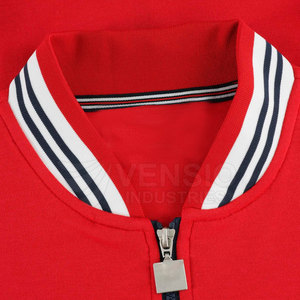 High Quality High Street Slim Fit Stand Collar Casual <b>Men</b> Sports <b>Jacket</b> Customized Wholesale Cotton Baseball - Product Image 3