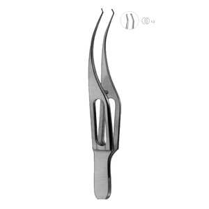 Venta al por mayor fórceps corneales Colibri Harms 1x2 plataforma de atado de dientes oblicuos instrumentos quirúrgicos oftálmicos fuente de alimentación Manual - Product Image 1