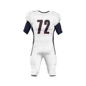 OEM personnalisé maillots de football américain unisexe grande taille ensemble d'uniformes nouveau design imprimé personnalisé budget amical respirant - Product Image 2