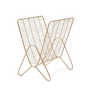 Vente chaude De Luxe Vintage Autonome Pliant Grand Fil Métallique Porte-Revues De Bureau Livre et Porte-Journaux Organisateur - Product Image 2