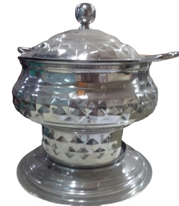 Plat à Chafing en métal en acier inoxydable Unique, de haute qualité, fait à la main, élégant, classique, vente en gros, plat à Chafing en métal fantaisie - Product Image 1