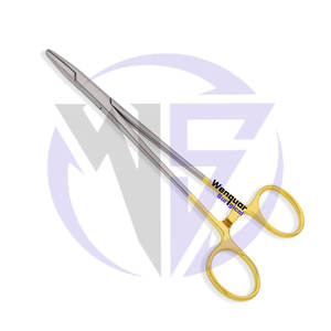 Porte-aiguilles Mayo Hegar 16 cm Anneau doré Instrument chirurgical médical en acier inoxydable pour la suture Fabricant Wenquar - Product Image 6