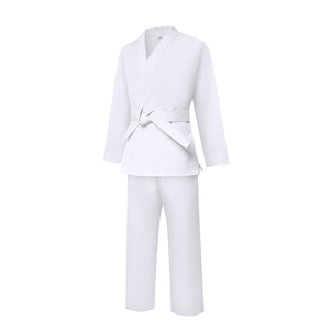 Haute qualité unisexe 100% coton respirant perle armure blanc Judo uniforme adulte Arts martiaux porter 300g léger séchage rapide - Product Image 1