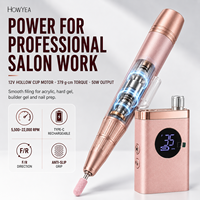 Micromotor Inalámbrico para Uñas 22000 RPM con Clip para Cinturón, Herramienta Portátil de Manicura y Pedicura para el Cuidado de Uñas, Callos y Cutículas, 6 Colores