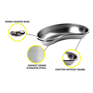 ชามสเตนเลสทางการแพทย์เครื่องมือผ่าตัดแบบโค้งสำหรับโรงพยาบาล - Product Image 4