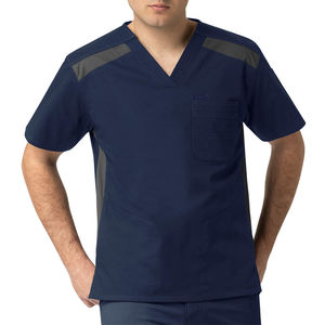 Uniformes Médicos Unisex, Conjuntos de Uniformes de Enfermería con Bolsillo, Venta al por Mayor, Conjuntos de Uniformes de Manga Corta para Hombres y Mujeres, Uniformes de Hospital, Tela de Lona - Product Image 3