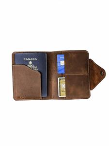 New Design <b>Rfid</b> Passport Cover Multi-Functional Genuine Leather <b>Holder</b> For Travel PTH-0068 - Product Image 2