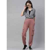 Ensemble de survêtement personnalisé en molleton tissé avec cordon de serrage, anti-plis, pour femme, hiver, deux pièces, pantalon droit, coupe ajustée, décontracté, unisexe