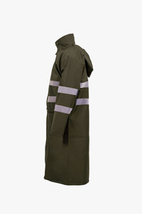 Chubasquero XL ligero impermeable y a prueba de viento con tiras reflectantes para acampar al aire libre y días lluviosos - Product Image 3