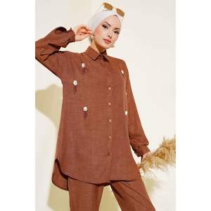 เปลือกหอยปักชุด2ชิ้นสีน้ำตาล - Product Image 3