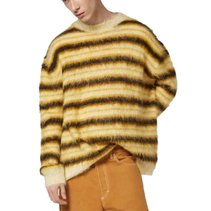 2026 Collection nouvelle mode col rond hiver Design personnalisé respirant laine/cachemire avant séchage rapide pull hommes chandails - Product Image 1