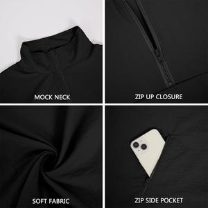 Chaqueta cortavientos de golf transpirable e impermeable para hombre, diseño personalizado OEM con logotipo de marca, etiqueta privada disponible - Product Image 5