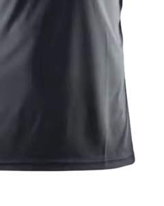 Camiseta Deportiva de Manga Corta para Hombre, Cuello Redondo, Poliéster Negro, Logotipo Personalizado, Transpirable, Venta al Por Mayor, OEM, Ajuste Deportivo - Product Image 6