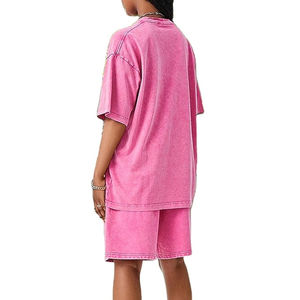 Ensemble T-shirt et short décontracté pour homme en coton 100% de haute qualité, séchage rapide, personnalisable avec logo, vente en gros - Product Image 2