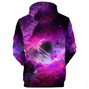 Sudaderas con Capucha Personalizadas Bordadas 100% Algodón para Hombre - Sudadera con Capucha Impermeable de Corte Holgado - Product Image 2