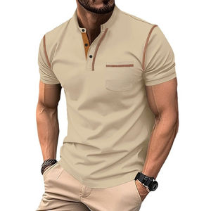 Polo personalizado para hombre 100% poliéster secado rápido logotipo personalizado bordado deporte Golf trabajo uniforme Unisex Polo - Product Image 6