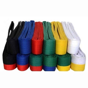 Cinturón de Taekwondo de Jiu Jitsu Karate al por mayor cinturón de entrenamiento de artes marciales de campeonato personalizado equipo profesional - Product Image 1