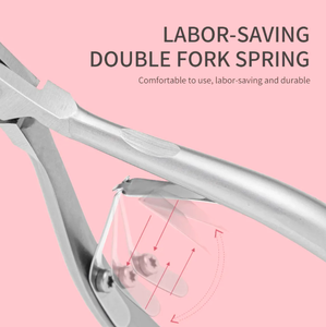 ANAAIF High Quality Professional Nail Nipper Customized Logo Manicure <b>Pedicure</b> <b>Set</b> Personal OEM Cuticle Nippers for Fingers - Product Image 3