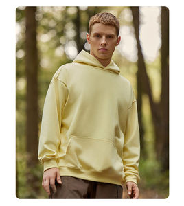 Vente en gros d'éponge française 100% coton haute qualité Streetwear 450gsm sweats à capuche de luxe survêtement personnalisé sweat à capuche surdimensionné épaules tombantes - Product Image 2