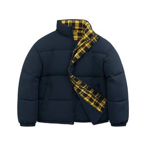Venta al por mayor de lujo de marca abrigos de invierno para los hombres con capucha de cuello de alta calidad al aire libre impermeable chaqueta de lona Puffer - Product Image 1