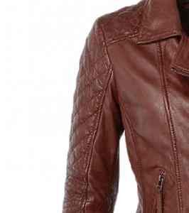 Chaqueta de Cuero de Alta Calidad al Mejor Precio, Chaqueta de Cuero para Mujer con Cierre Frontal, Manga Larga y Estilo Moderno - Product Image 4