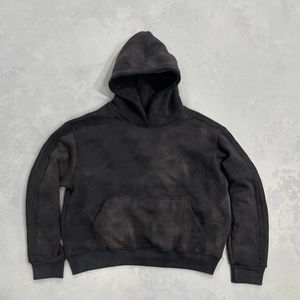 Ensemble survêtement surdimensionné pour homme personnalisé OEM, streetwear, sweat-shirt à capuche rayé délavé au soleil et pantalon de jogging - Product Image 2