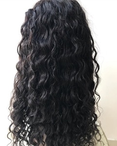 Peluca de cabello humano virgen 100% indio, pelo Natural rizado de 20 pulgadas, parte en U, cabello brasileño sin procesar, Remy, con cutícula alineada, de un solo país - Product Image 5