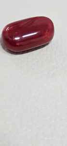 Pierre précieuse en corail rouge naturel italien, pierre précieuse en vrac, forme ovale, qualité fine, grande taille, couleur rouge intense, fabrication de bijoux, bague - Product Image 4