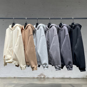 OEM personalizado de los hombres de doble punta cremallera pulóver sudaderas con capucha de alta calidad con cremallera completa sudaderas con capucha de algodón de lana de los hombres - Product Image 5