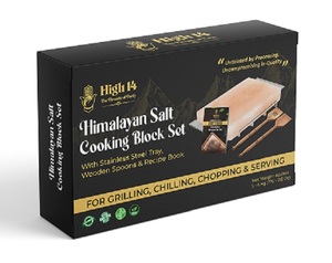 Platos de Sal del Himalaya 100% Naturales, Tallados a Mano, Estilo Letra, Personalizables, para Bodas, Cocina y Asado - Product Image 1