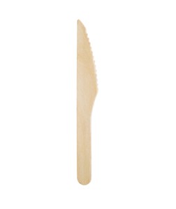 Cuchillo Desechable de Madera de Magnolia Conifera de 6.5 Pulgadas, Ecológico, Ligero y Biodegradable, Precio de Fábrica en Vietnam, Gran Venta - Product Image 1