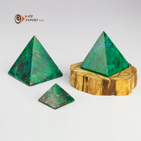 Pierre de chrysocolle polie à la main artisanat artisanal pour décoration de la maison Feng Shui alignement Chakra nettoyant calme