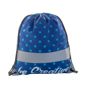 CreaDraw Reflect Zaini Sportivi Promozionali Personalizzati ad Alta Visibilità con Coulisse - Product Image 2