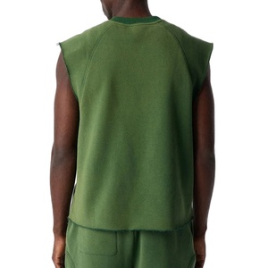 Cotton Seamless Casual Summer <b>Singlet</b> <b>Running</b> Streetwear Breathable Heavyweight High Street Design Custom Color Tank Top Sale - Product Image 5