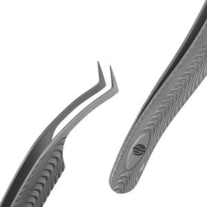 Pinzas para Pestañas Stahlmann Pro Profesionales de Alta Calidad con Logotipo Personalizado, Acero Inoxidable, Lisas y Dentadas, Finas, Duraderas, Agarre Perfecto - Product Image 3