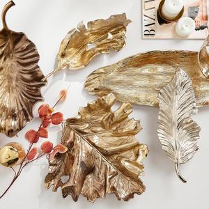 Bol de service à chips Design Leaf Meilleure qualité Plat de collations en métal de longue taille Fête de fête Fournitures de restaurant et d'hôtel Bol de service - Product Image 6