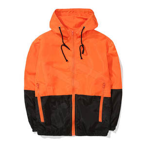 Chaqueta cortavientos ligera para hombre al mejor precio, lluvia impermeable para exteriores personalizada con cuello levantado, estilo callejero - Product Image 1