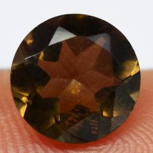 ควอตซ์ควอตซ์สีน้ําตาลควันทรงกลมตัดเหลี่ยมเพชรพลอยควอตซ์ควันธรรมชาติคุณภาพสูงหลวมปรับเทียบขนาดอัญมณีในราคาขายส่งจํานวนมาก - Product Image 3