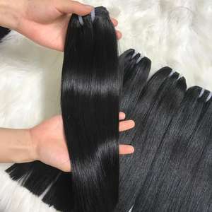 ผมแท้เวียดนาม VQ Hair 100% Virgin HD สำหรับต่อผมแบบมัด คุณภาพสูง แบบตรงธรรมชาติ เย็บสองชั้น น้ำหนัก 100 กรัม - Product Image 3