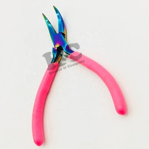 New Plier Hair <b>Extension</b> Plier Stainless Steel Pliers <b>Micro</b> Nano Ring Hair <b>Extensions</b> Opener Removal Tool Hair Loop Styling Tool - Product Image 2