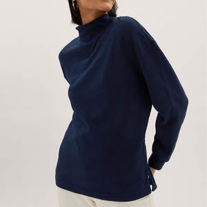 Nuevo diseño Otoño Invierno liso mujeres sudaderas suelta moda pulóver Top Oversize pulóver mujer Streetwear Sudadera con capucha para niñas - Product Image 1