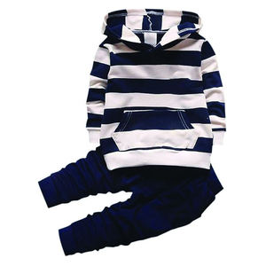 ชุดวอร์ม2ชิ้นสำหรับเด็กผู้หญิงเสื้อกันหนาวมีฮู้ดสำหรับฤดูหนาว - Product Image 1